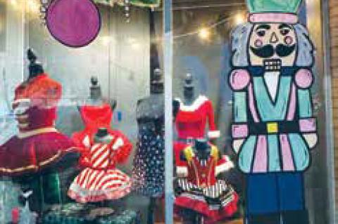Forever Elite Dance decorated its studio with Nutcraker artwork and costumes to celebrate the Christmas season.