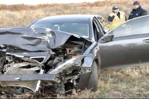 An accident involving two vehicles
