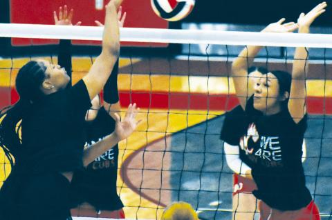 BHS Football, Volleyball scrimmages, Meet The Cubs fun