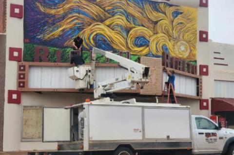 BIDCorp Director pleased with mural