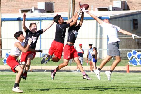 CUBS football compete at Tahoka