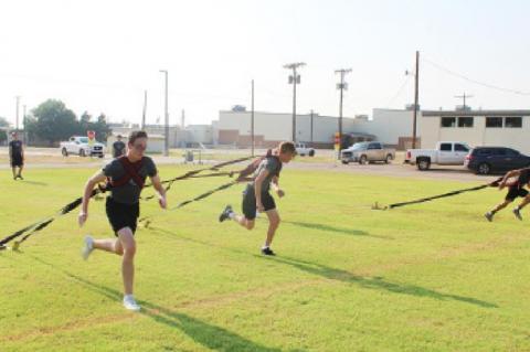 Broncos and Wildcats football begin two a day training