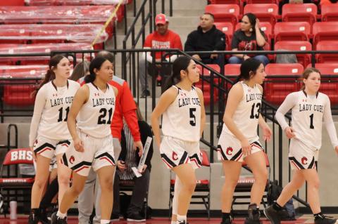 Lady Cubs drop a close one to the Fillies 43-37