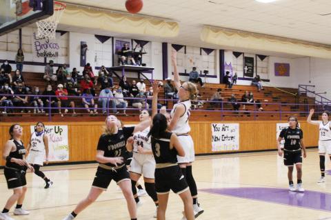 Lady Broncos fall at home to Lady Eagles