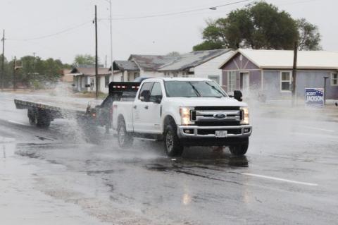 Rain Fall in  Brownfield