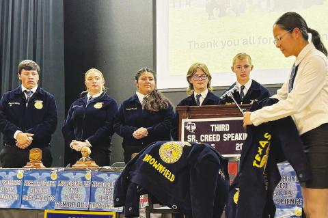 FFA students honored at annual banquet