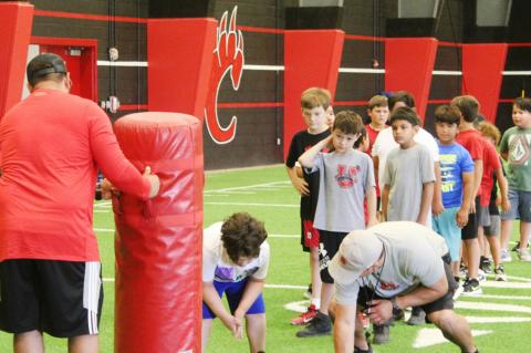 Brownfield football holds mini camp