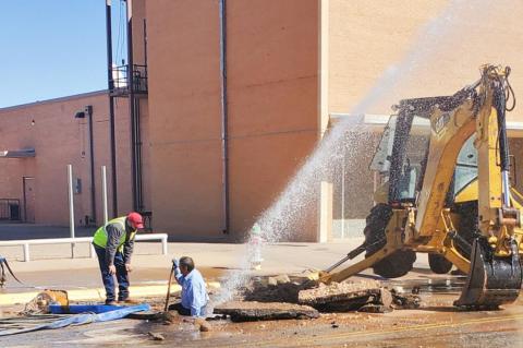 Brownfield experiencing more water pipe breaks