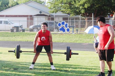CUBS football compete at Tahoka