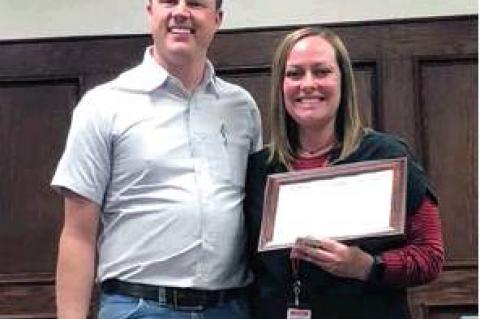 BISD Campus Employees of the Month honored were: