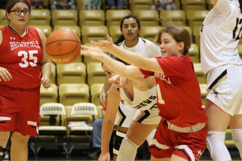Lady Cubs take a loss in the last second against Andrews 32-30