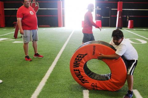 Brownfield football holds mini camp