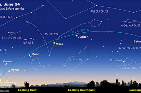 Early risers in for a treat on June 24