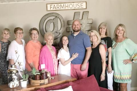 A wedding shower for Morgan Odom and Jett Mason was held on Sunday