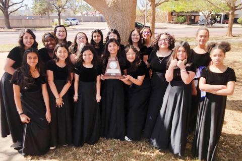 BMS NV Treble Choir received the first Sweepstakes