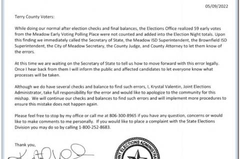 Election Error
