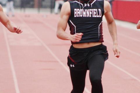 Brownfield track and field compete in Area Round