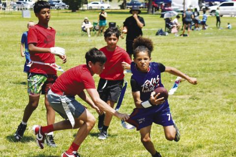 Juneteenth flag football tournament fun