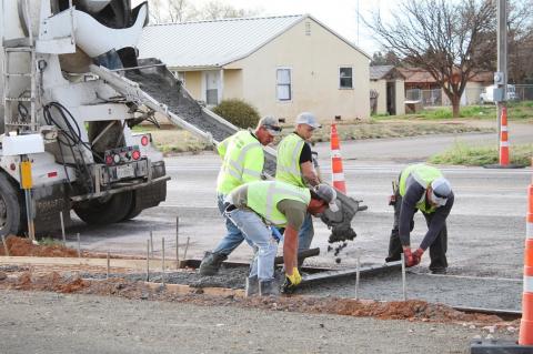 Construction continues
