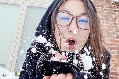 Terry County awakens to a white Sunday morning