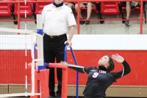 Lady Cubs Volleyball Team for a great win against the Miles Lady Bulldogs. Highlights of the game included Tia Johnson and Meriah leading the team with seven kills each, Madison Hord with ten digs and Gabi Field contributed several aces. The team is now 2
