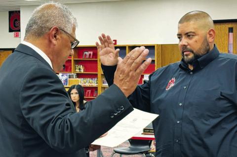 BISD swears in 2 Trustees, discuss appointment for 1
