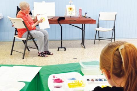 Learning how to paint pictures