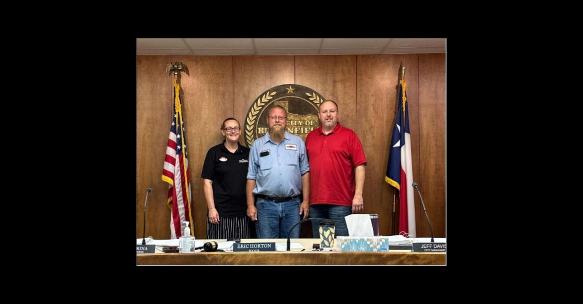 The City of Brownfield recognized their Employee of the Quarter: James Nix (photo provided)